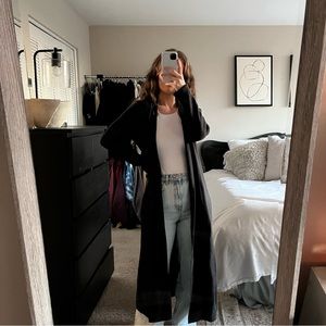 Banana Republic Gray Duster Cardigan